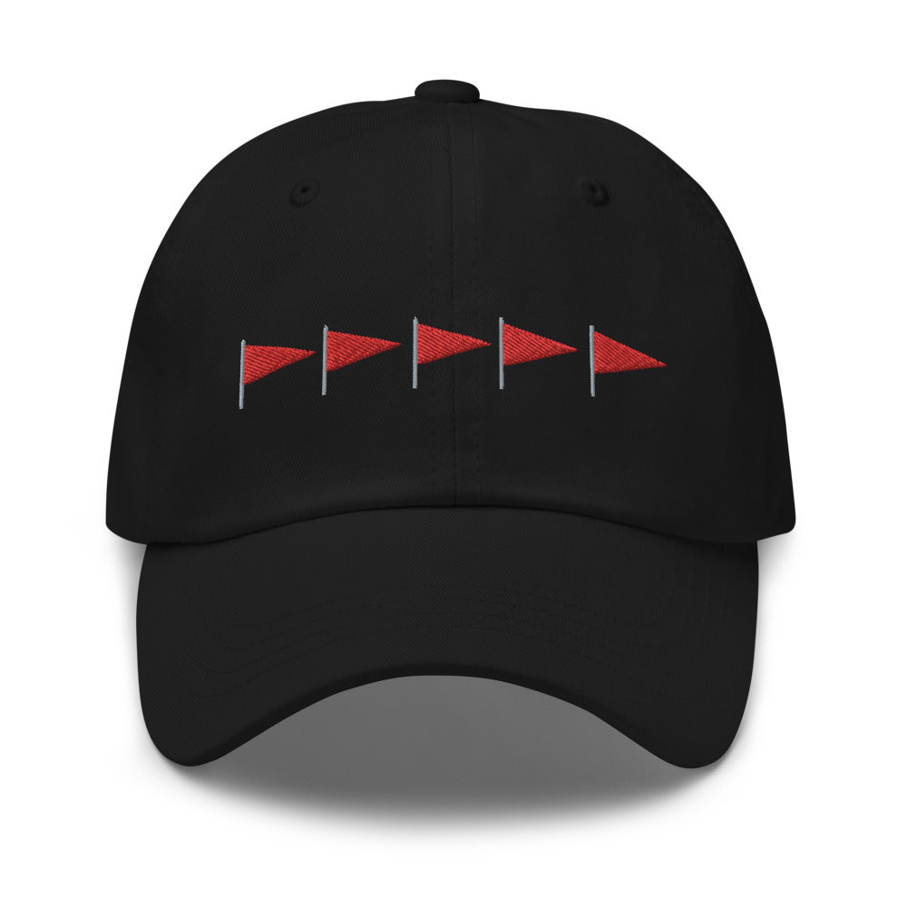 Red Flags Red Flag Emoji Dad Hat