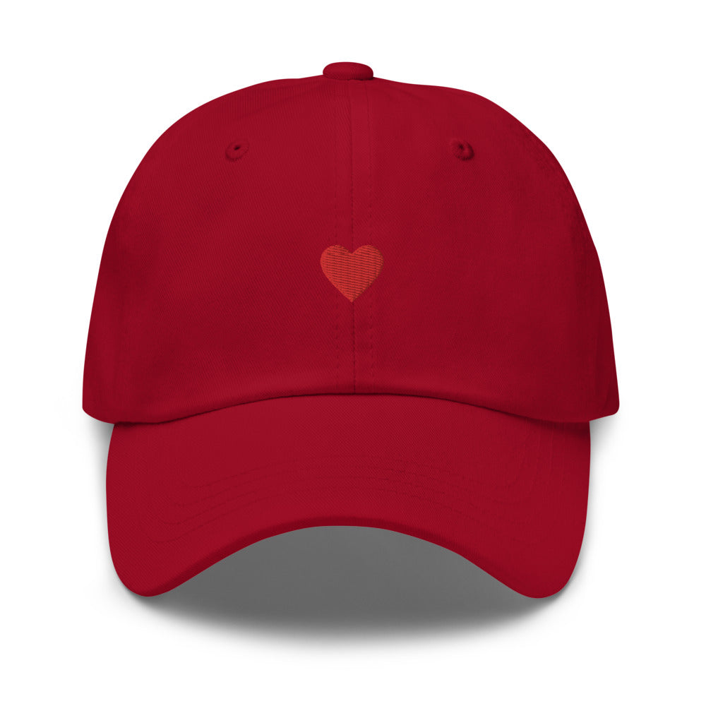 Red Heart Emoji Dad Hat