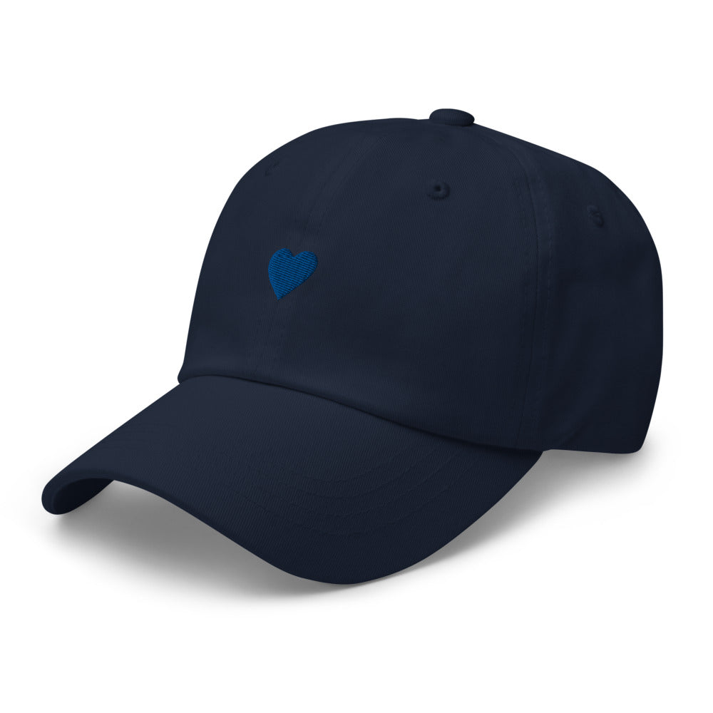 Blue Heart Dad Hat