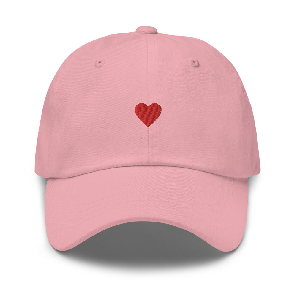 Red Heart Emoji Dad Hat