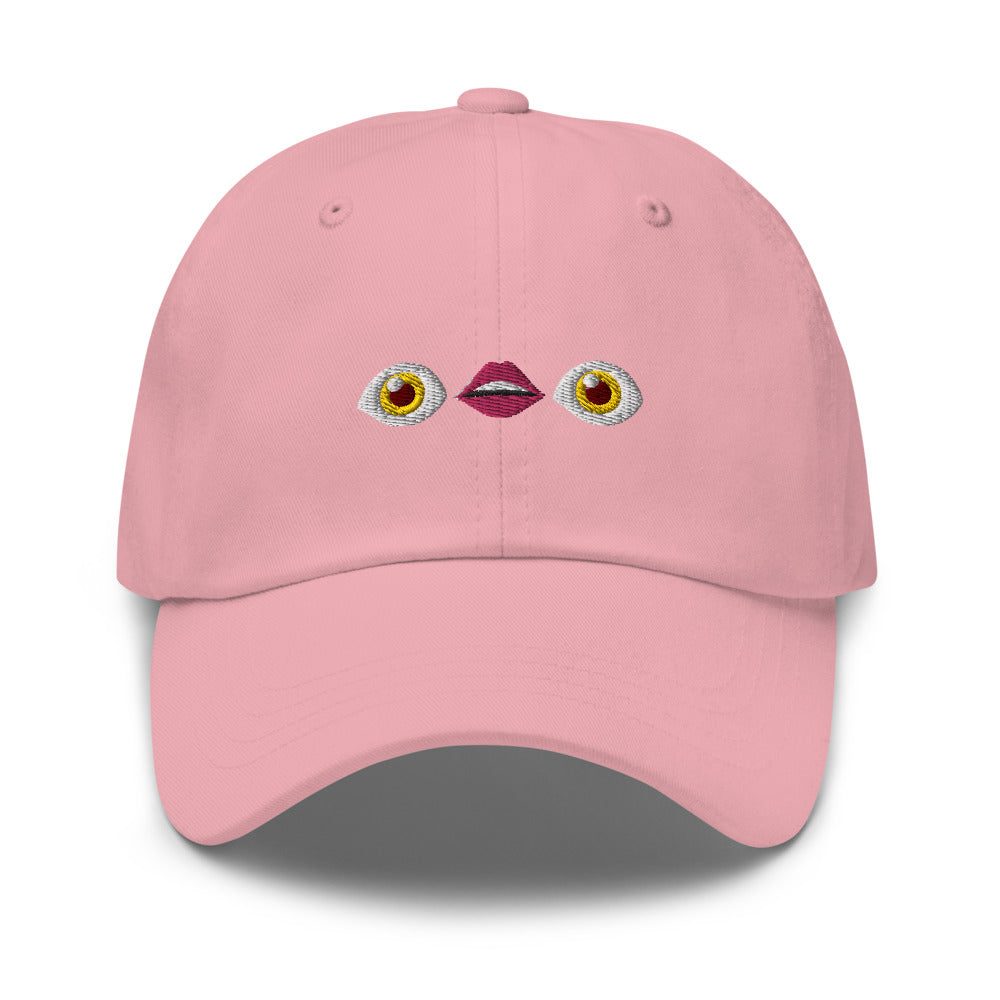 Eye Mouth Emoji Dad Hat