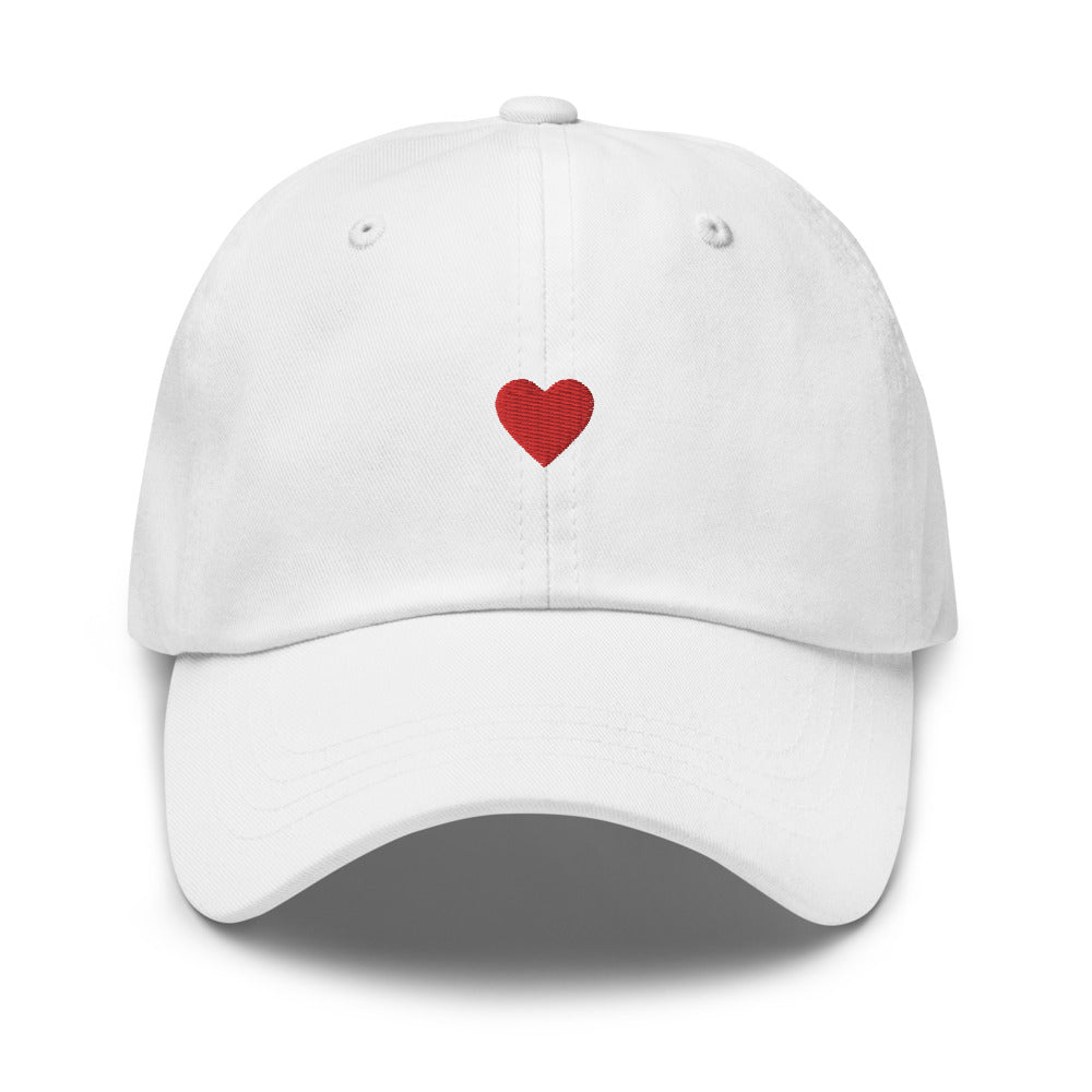 Red Heart Emoji Dad Hat