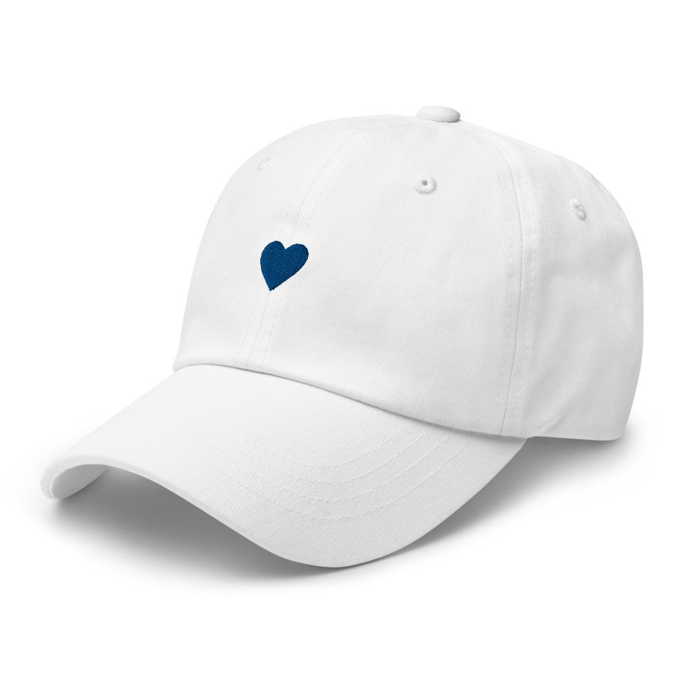 Blue Heart Dad Hat