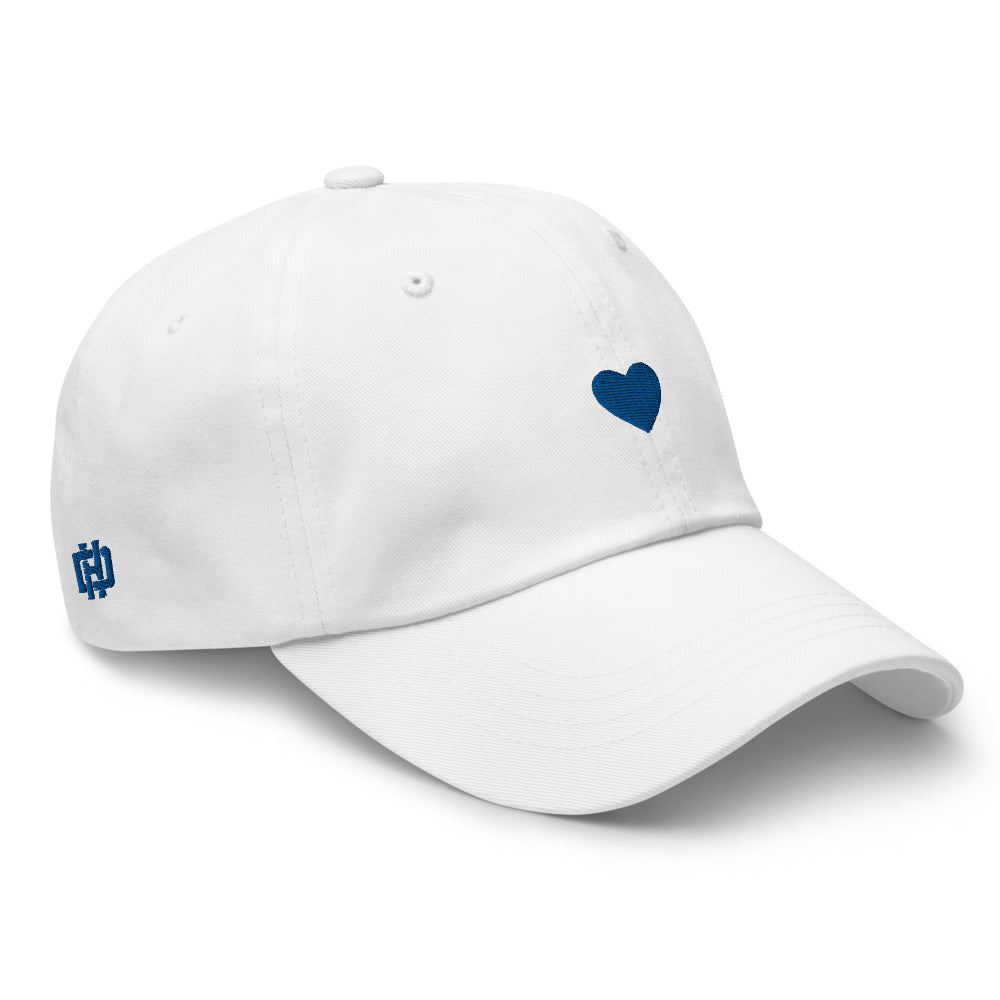 Blue Heart Dad Hat