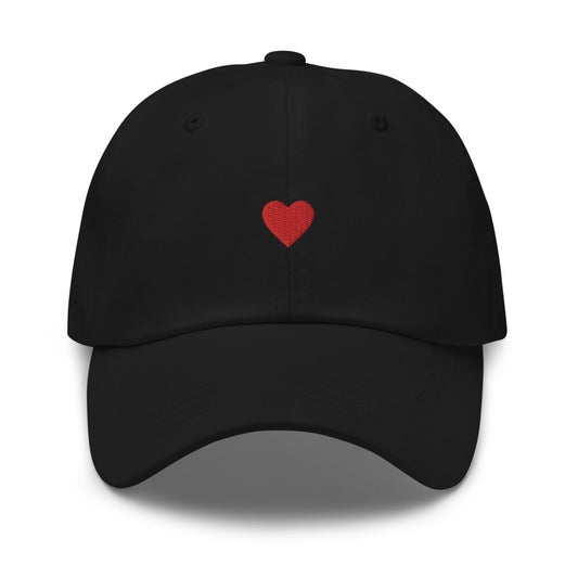 Red Heart Emoji Dad Hat