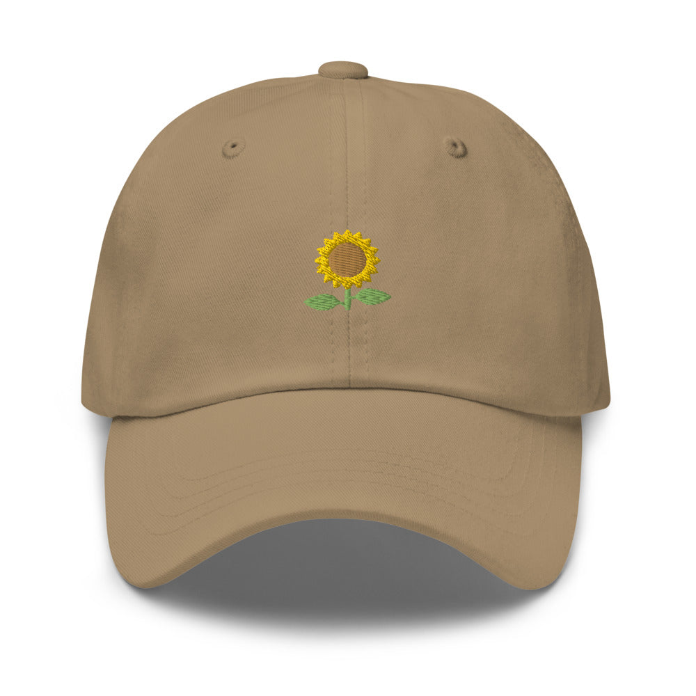 Sunflower Emoji Dad Hat