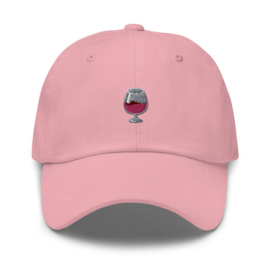 Red Wine Emoji Dad hat