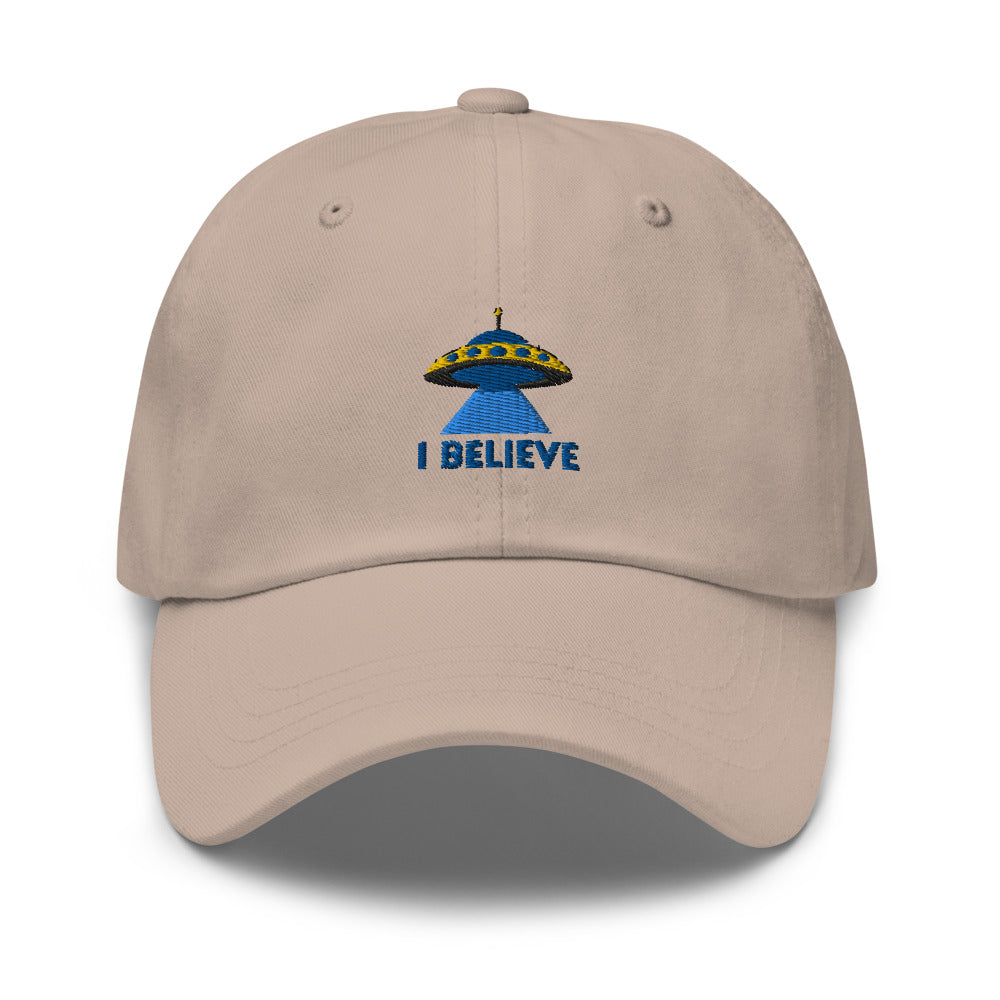 I Believe Dad Hat Alien Hat UFO 